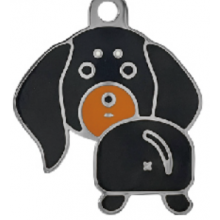 Thérèse Tags- 可愛臘腸犬(黑)